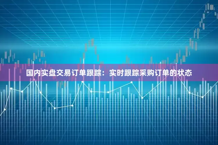 国内实盘交易订单跟踪：实时跟踪采购订单的状态